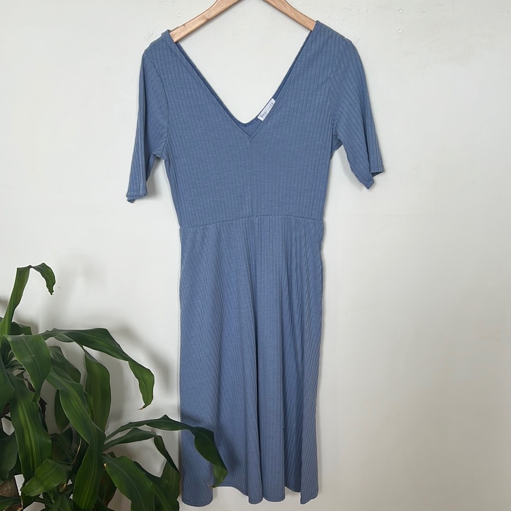 Blue dress